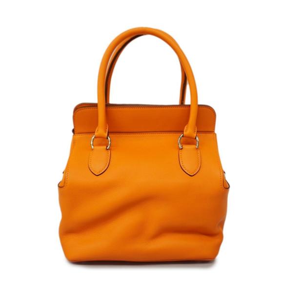 Hermes Handbag Tool Box 20 □N Engraved Swift Orange Ladies - Picture 13 of 13